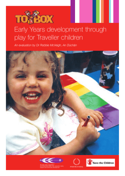 Early Years development through play for Traveller children
