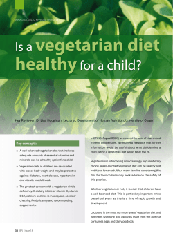 vegetarian diet healthy  child?