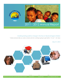 2011 - 2012 Annual Report