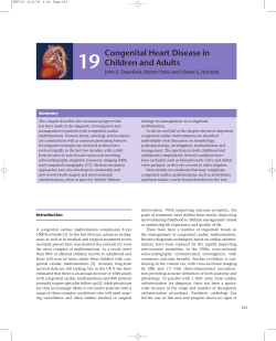 19 Congenital Heart Disease in Children and Adults