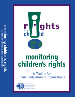 monitoring children's rights children's rights