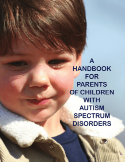 A HANDBOOK FOR PARENTS