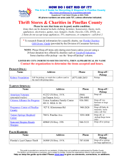 Thrift Stores &amp; Charities in Pinellas County
