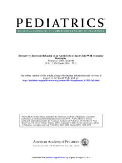 2004;114;1501 DOI: 10.1542/peds.2004-1721U Pediatrics