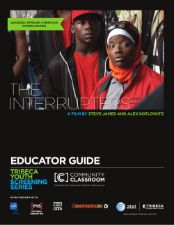 THE INTERRUPTERS educator guide a FiLM BY