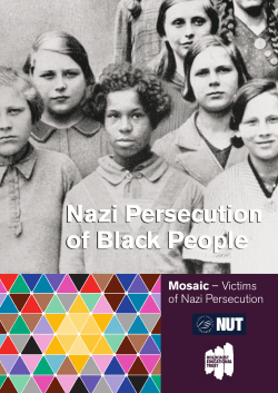 Nazi Persecution of Black People Mosaic – Victims