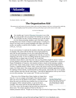 The Organization Kid Page 1 of 21