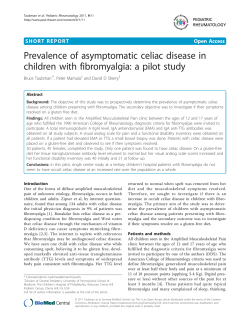 Prevalence of asymptomatic celiac disease in Open Access
