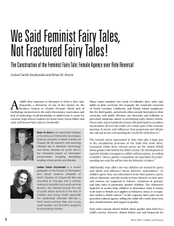 We Said Feminist Fairy Tales, Not Fractured Fairy Tales! A