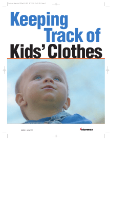 Keeping Track of Kids’Clothes realtime