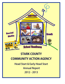 STARK COUNTY COMMUNITY ACTION AGENCY Head Start &amp; Early Head Start