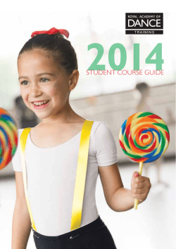 2014 Student CourSe Guide