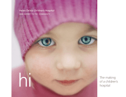 hi The making of a children’s hospital