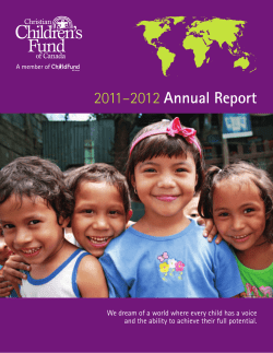 2011–2012  Annual Report