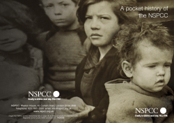 A pocket history of the NSPCC