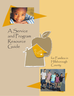 A Service and Program Resource Guide