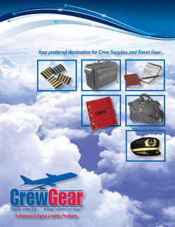Your preferred destination for Crew Supplies and Travel Gear…