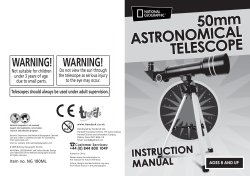 50mm ASTRONOMICAL TELESCOPE WARNING!