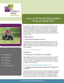 Focus on All-Terrain Vehicle Safety: Resource Guide 2012