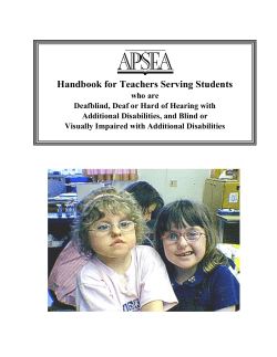 Handbook for Teachers Serving Students