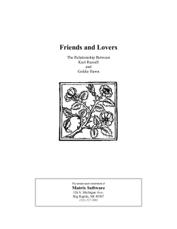 Friends and Lovers Matrix Software The Relationship Between Kurt Russell