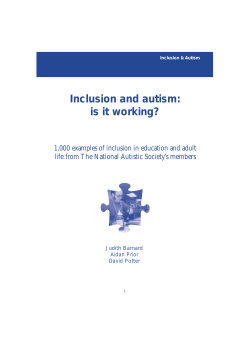 Inclusion and autism: is it working?