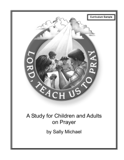 A Study for Children and Adults on Prayer by Sally Michael