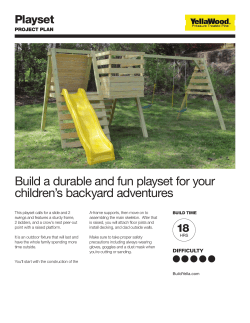 Build a durable and fun playset for your children’s backyard adventures Playset