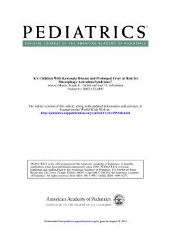 Aleixo Muise, Susan E. Tallett and Earl D. Silverman 2003;112;e495 Pediatrics