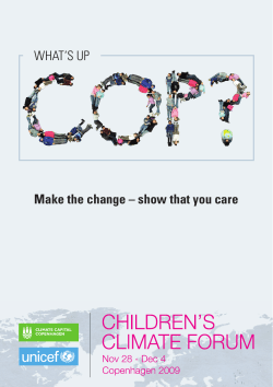 WHAT‘S UP Make the change – show that you care