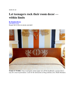Let teenagers rock their room decor — within limits
