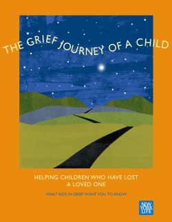 Grief Journey of a child The helpinG children Who have losT