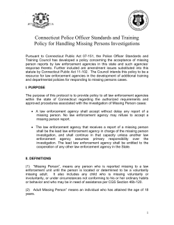 Connecticut Police Officer Standards and Training