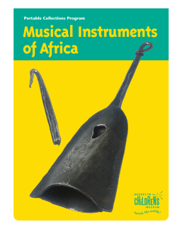 Musical Instruments of Africa Portable Collections Program