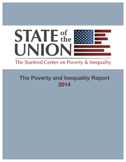 The Poverty and Inequality Report 2014