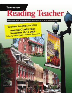ence Annual Confer Association Tennessee Reading
