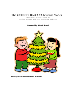 The Children’s Book Of Christmas Stories Forward by Alan L. Reed