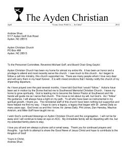 The Ayden Christian