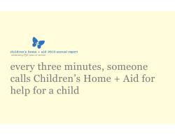every three minutes, someone calls Children’s Home + Aid for