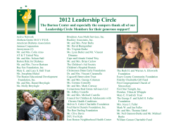 2012 Leadership Circle