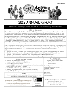 2012 ANNUAL REPORT