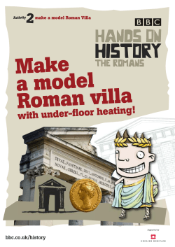 Make a model Roman villa 2