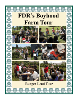 FDR’s Boyhood Farm Tour Ranger Lead Tour