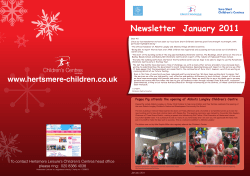 Newsletter  January 2011