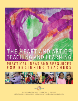 T H E  H E A RT  A... TEACHING AND  LEARNING