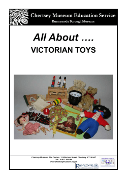 All About …. VICTORIAN TOYS