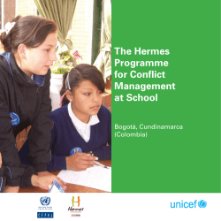 The Hermes Programme for Conflict Management