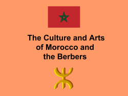 The Culture and Arts of Morocco and the Berbers