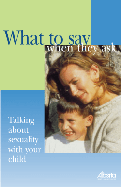 What to say when they ask. Talking about