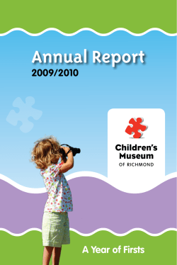 Annual Report 2009/2010 A Year of Firsts